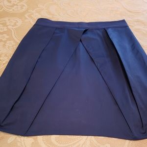 J. Crew Navy pleated skater skirt size 0